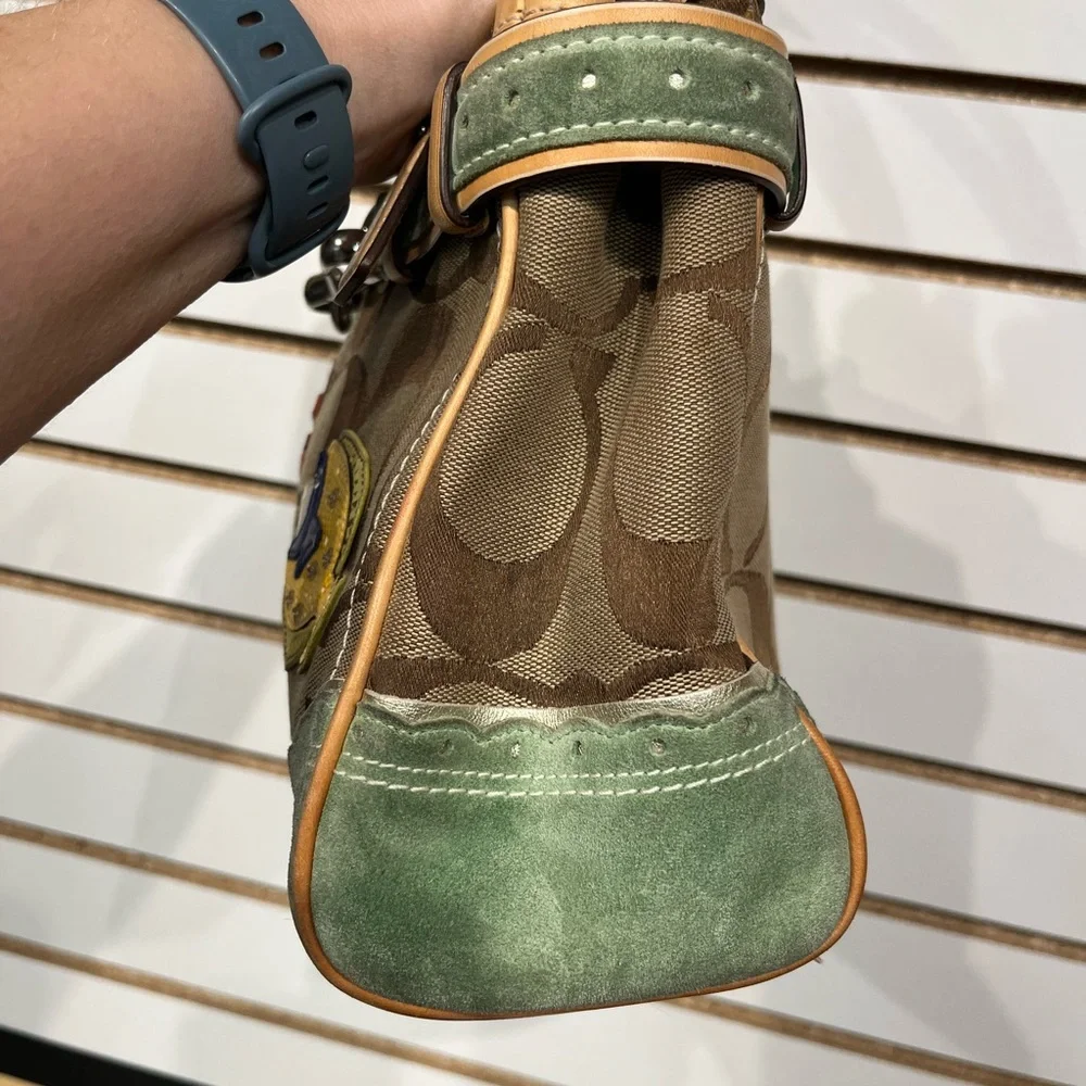 Coach Hampton Sea Life patchwork satchel - Picture 10 of 14